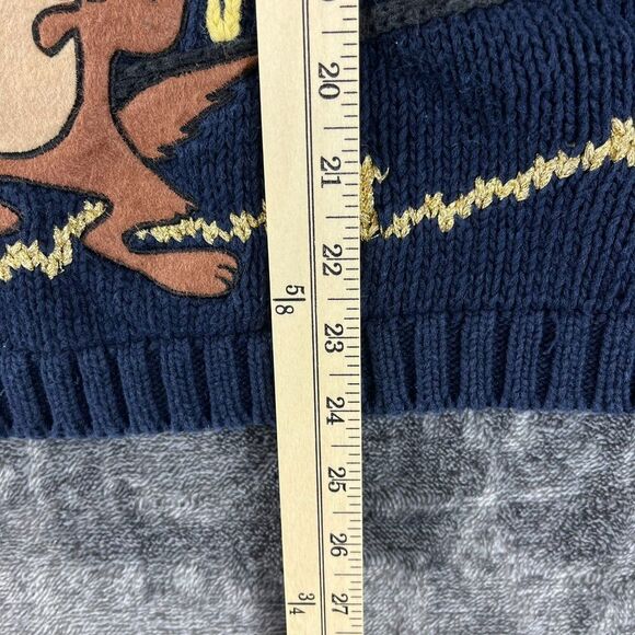 Vtg Warner Bros Eagles Eye Chunky Knitted Looney Tunes Christmas Sweater Sz M* - Picture 9 of 14